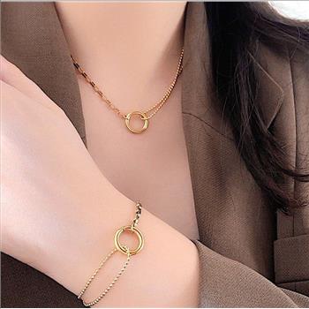 3pc Set Necklace, Eeaings & Bracelet