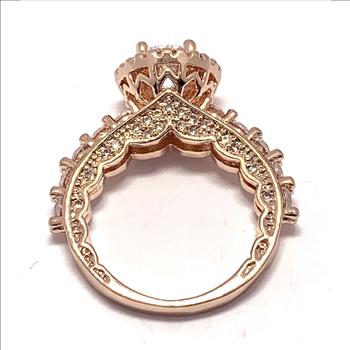 4.00ctw Diamonique Diamond Engagement Ring Size 6.75