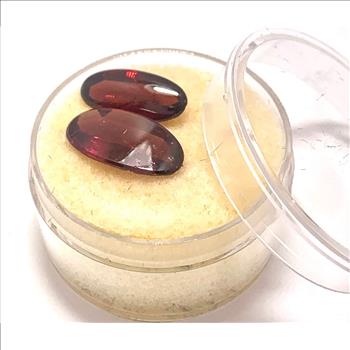 4.08ctw Natural Untreated Indian Almandite Garnet Loose Gemstones 13X6 MM