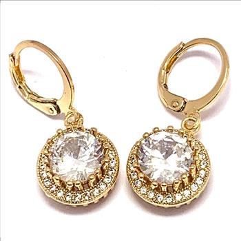 5.00ctw Diamonique Diamond Dangle Earrings