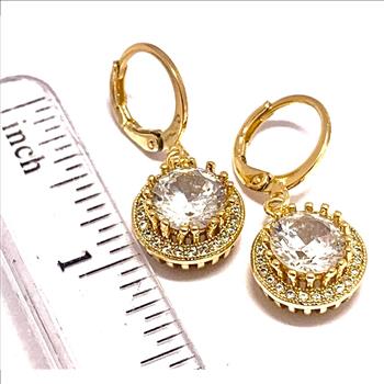 5.00ctw Diamonique Diamond Dangle Earrings