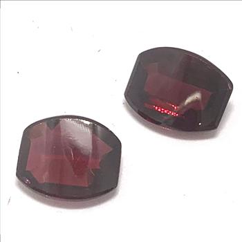 5.16ctw Natural Untreated Indian Almandite Garnet Loose Gemstones 10X8 MM