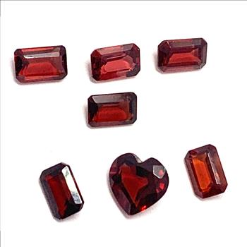 5.50ct Natural Garnet Gemstones Lot of 7