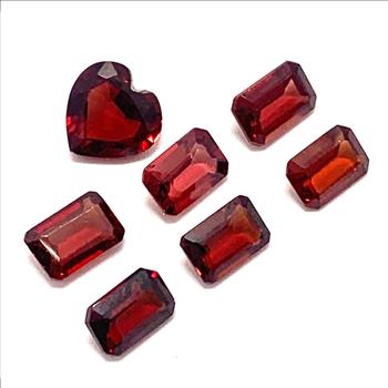 5.50ct Natural Garnet Gemstones Lot of 7