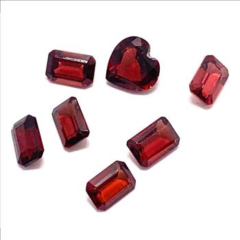 5.50ct Natural Garnet Gemstones Lot of 7