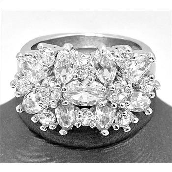 6.00ct White Sapphire Ring