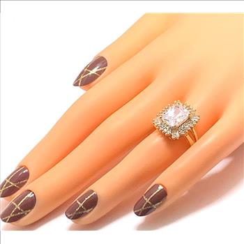 6.00ctw Diamonique Diamond Engagement Ring