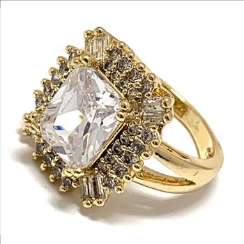 6.00ctw Diamonique Diamond Engagement Ring