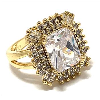 6.00ctw Diamonique Diamond Engagement Ring