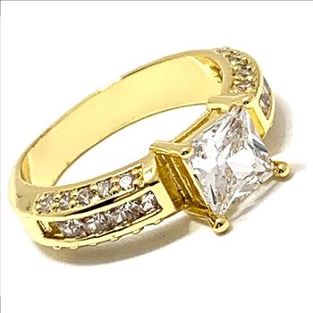 6.00ctw  Diamonique Diamond Engagement Ring