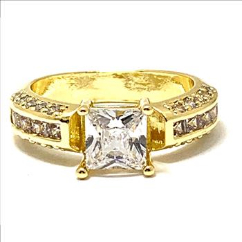 6.00ctw  Diamonique Diamond Engagement Ring