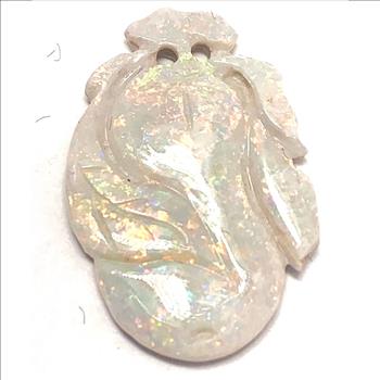 $685.5 Retail 9.14ct Natural Carved Opal Gemstone