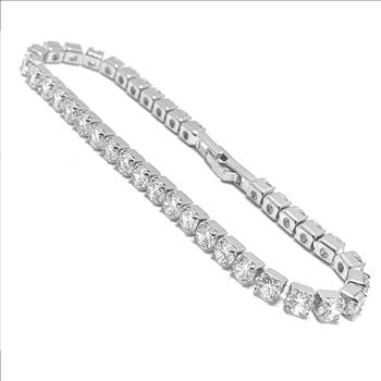 7.00ctw Diamonique Diamond Tennis Bracelet