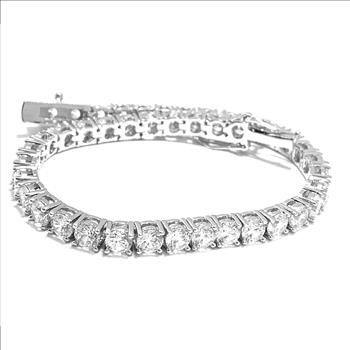 7.00ctw VVS-F  Diamonique Diamond Tennis Bracelet