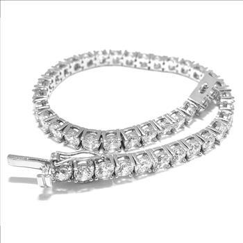 7.00ctw VVS-F  Diamonique Diamond Tennis Bracelet