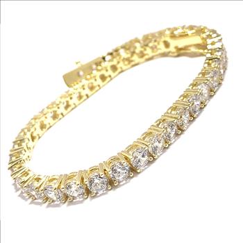 7.00ctw VVS-F  Diamonique Diamond Tennis Bracelet