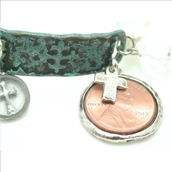 Stretch Bracelet With Charms