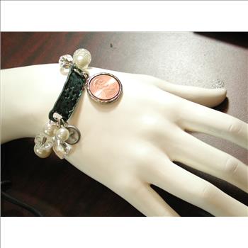 Stretch Bracelet With Charms