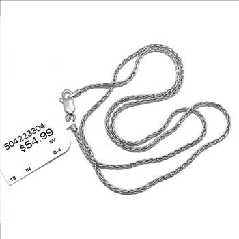 .925 Sterling Silver Made in Italy Chain