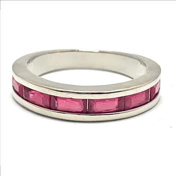 Antique Design 0.75ctw Ruby Anniversary Ring