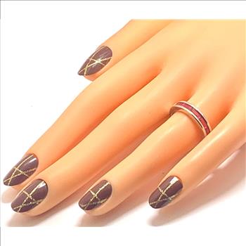 Antique Design 0.75ctw Ruby Anniversary Ring