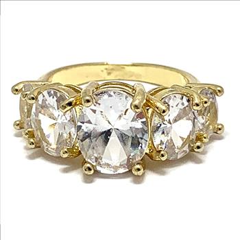 Antique Design 10.0ctw  Diamonique Diamond Anniversary Ring
