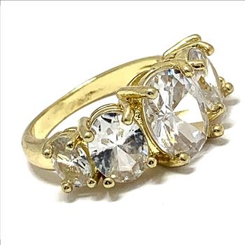 Antique Design 10.0ctw  Diamonique Diamond Anniversary Ring