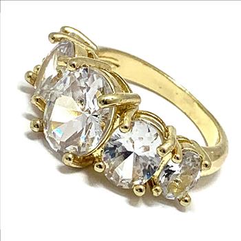 Antique Design 10.0ctw  Diamonique Diamond Anniversary Ring