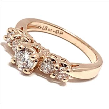 Antique Design 1.00ctw Diamonique Diamond Ring