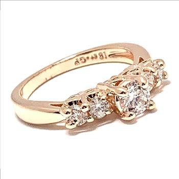 Antique Design 1.00ctw Diamonique Diamond Ring