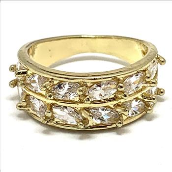 Antique Design 1.20ctw  Diamonique Diamond Anniversary Ring