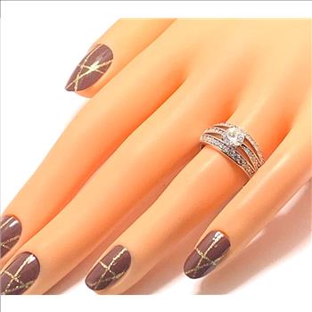 Antique Design 2.00ctw Diamonique Diamond Engagement Ring