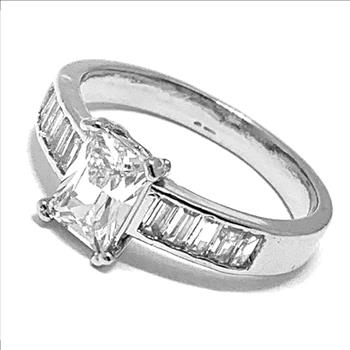 Antique Design 3.50ctw Diamonique Diamond Engagement Ring