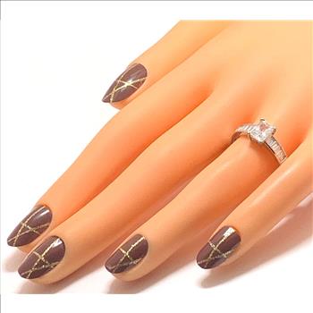 Antique Design 3.50ctw Diamonique Diamond Engagement Ring