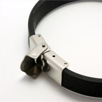 Black Silicon & Stainless Steel Bracelet
