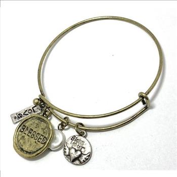 Blessed Charm Bangle Bracelet