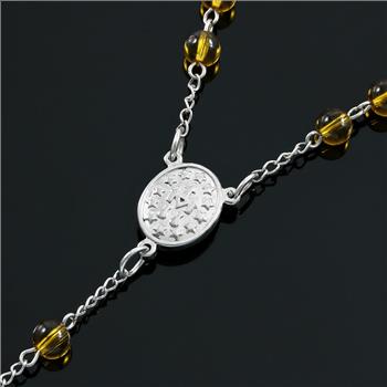 Designer Bead Cross Necklace