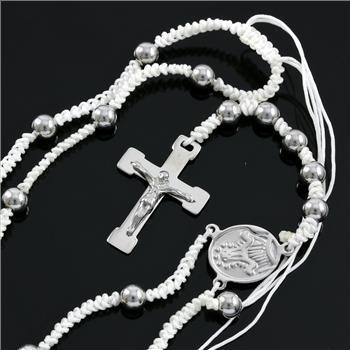 Designer Bead Cross Necklace