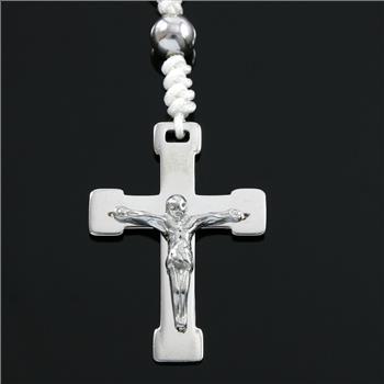 Designer Bead Cross Necklace
