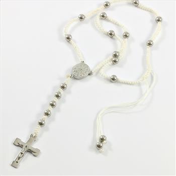 Designer Bead Cross Necklace