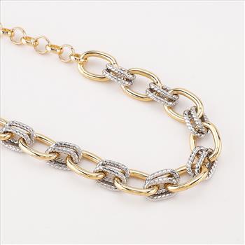Designer Inspired 47.3 gram Ladies Fancy Link Necklace