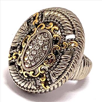 Designer Inspired Large 0.50ctw Diamonique Diamond Ring