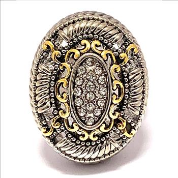 Designer Inspired Large 0.50ctw Diamonique Diamond Ring