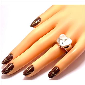 Designer Inspired Large Heart Ring