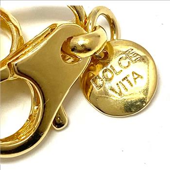 DOLCE VITA, ITALY Oval Link 18K Gold Plated Link Bracelet 8”