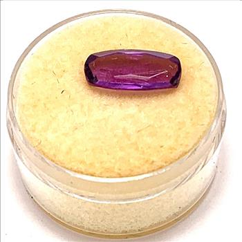 Estate 2.71ctw Natural Cushion Cut Brazilian Amethyst Loose Stone 13X8  MM