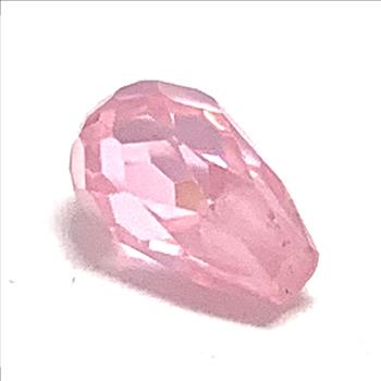 Estate 2.96ctw Briolette Cut Pink Topaz Loose Stone 8X4mm