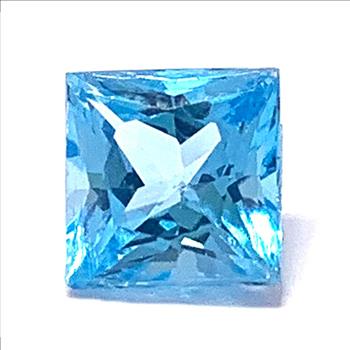 Genuine 2.05ctw Princess Cut Swiss Blue Topaz Loose Gemstone 7X7 mm