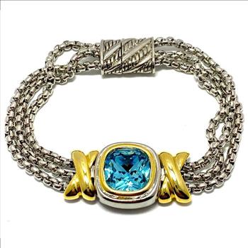 Two-tone Blue Topaz 7