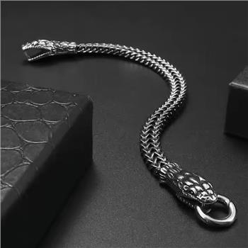 Unisec Viking Double Head Snake Bracelet 8